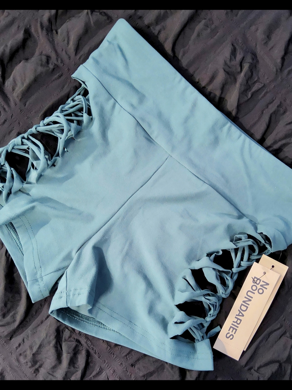 No Boundaries Teal Activewear Leggings - Picture 7 of 9